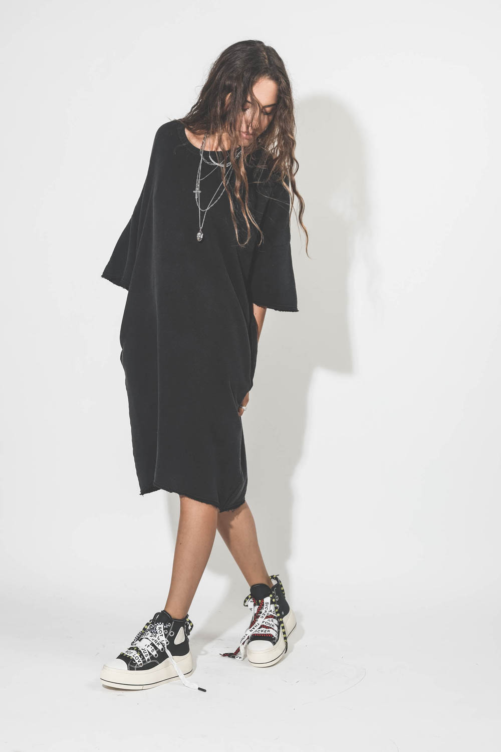 Chaine maille forçat De Jaegher. Bijoux porté rock.