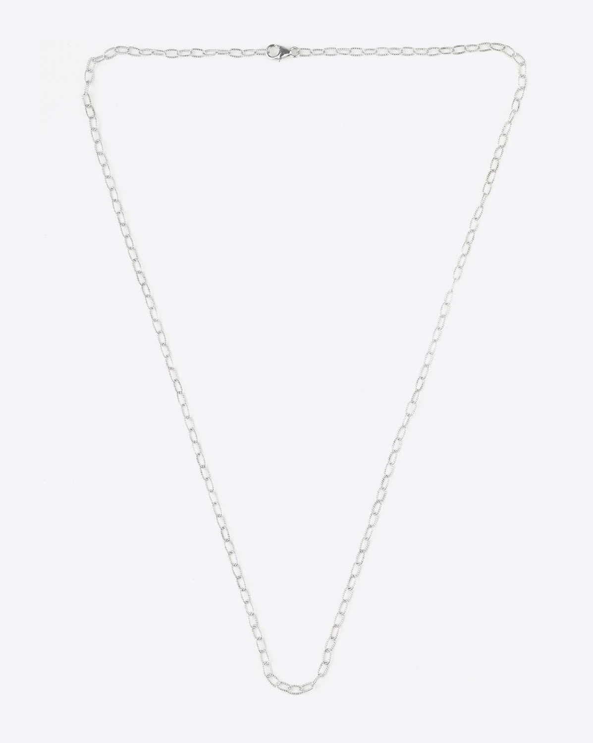 Chaines De Jaegher Chaine Argent Maille Torsadée 65 cm
