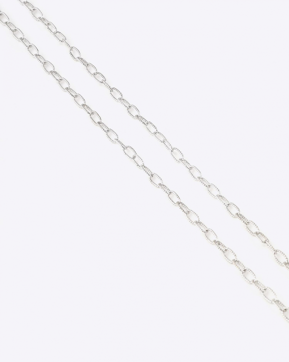 Chaines De Jaegher Chaine Argent Maille Torsadée 65 cm