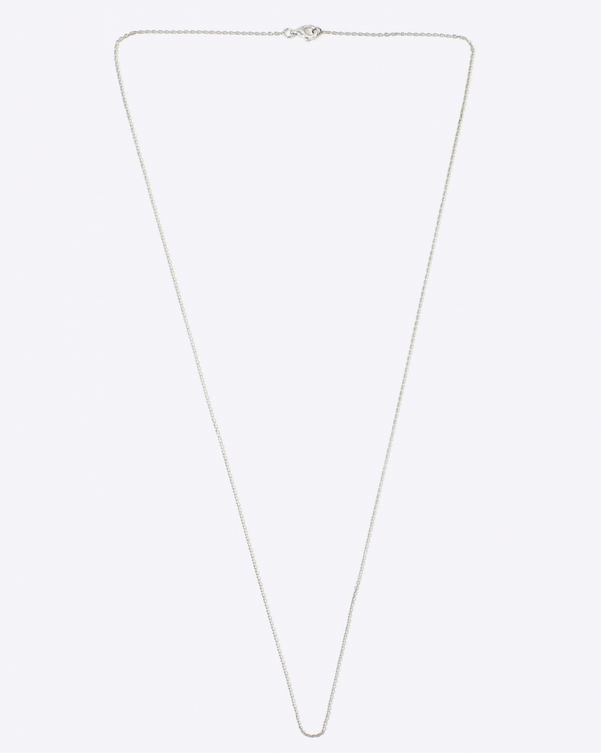 Chaines De Jaegher Chaine Argent Maille Forçat 75 cm