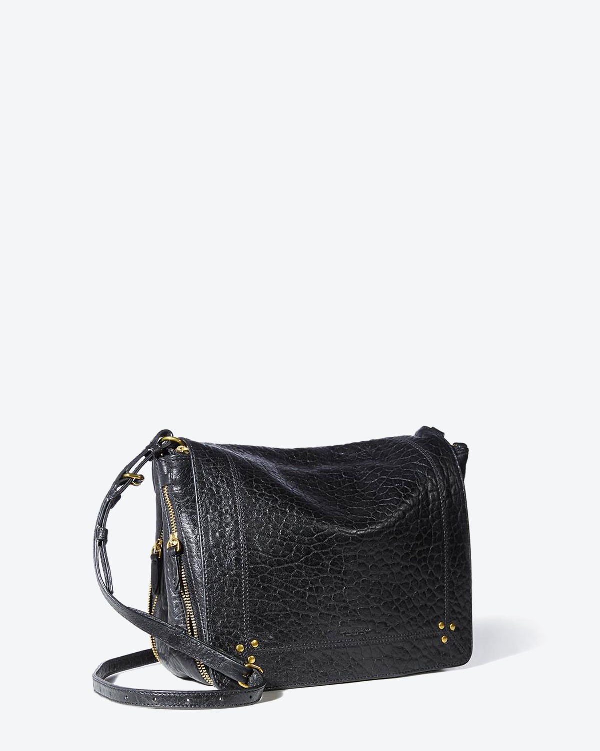 Image du produit Jérôme Dreyfuss Sac Igor – Cuir Agneau Noir Bubble - 2