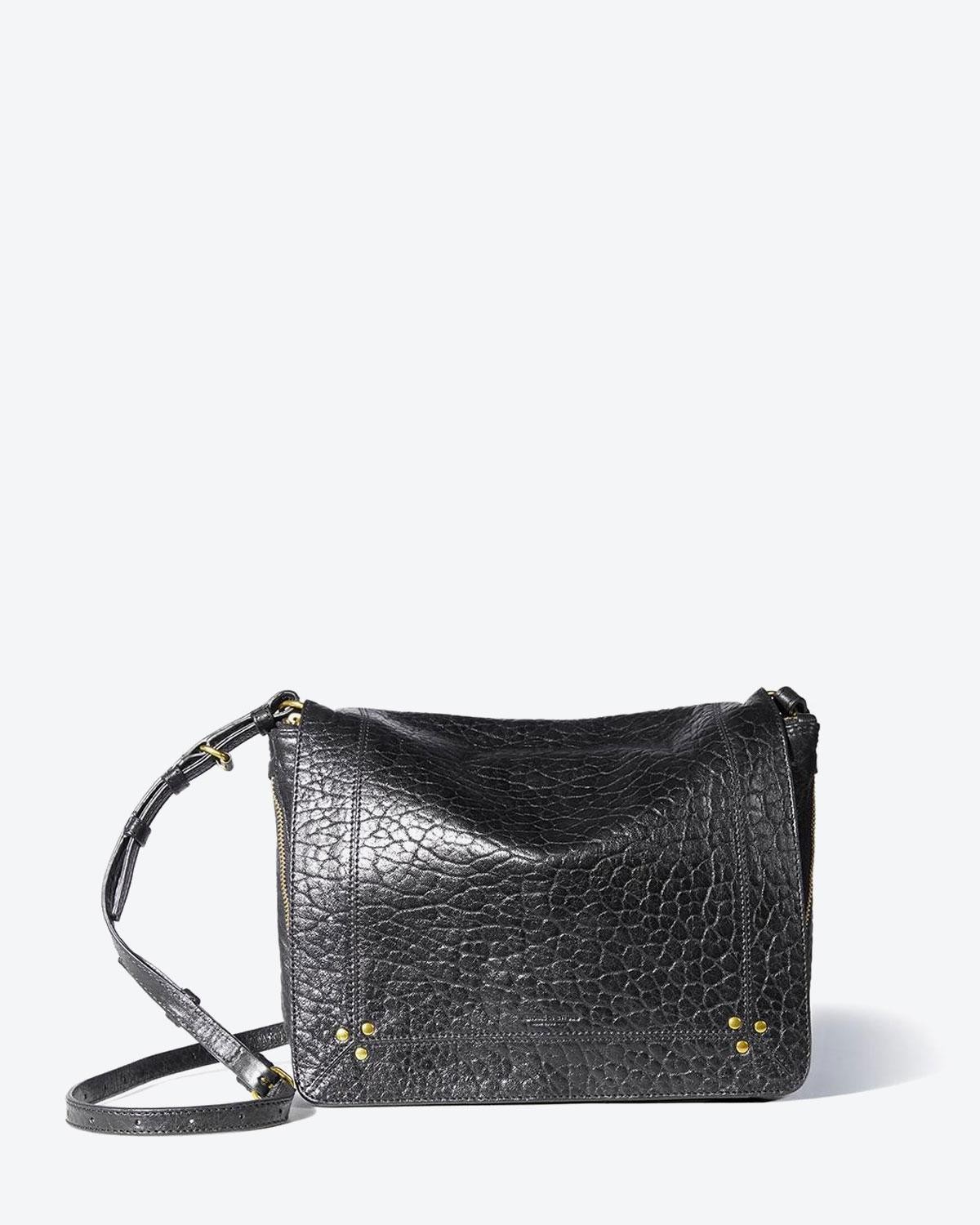 Image du produit Jérôme Dreyfuss Sac Igor – Cuir Agneau Noir Bubble - 3