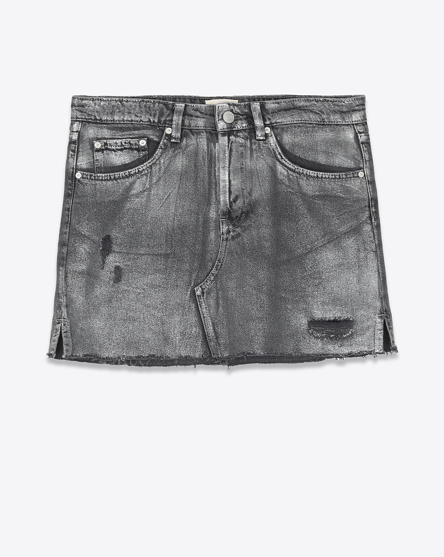 Mikuta Jupe en Jeans grise 