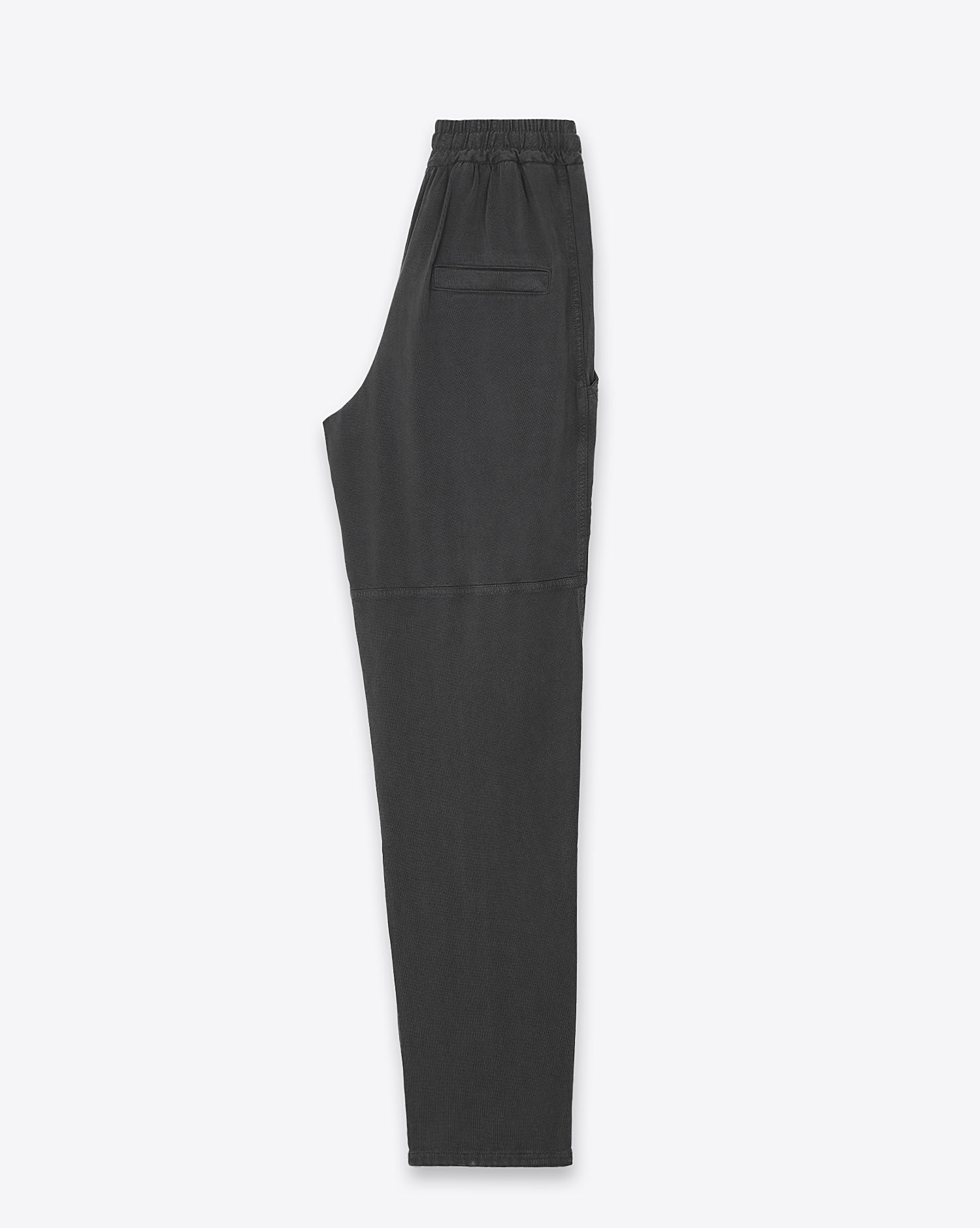 Pantalon Regina Isabel Marant Etoile en corton noir. Vue profil