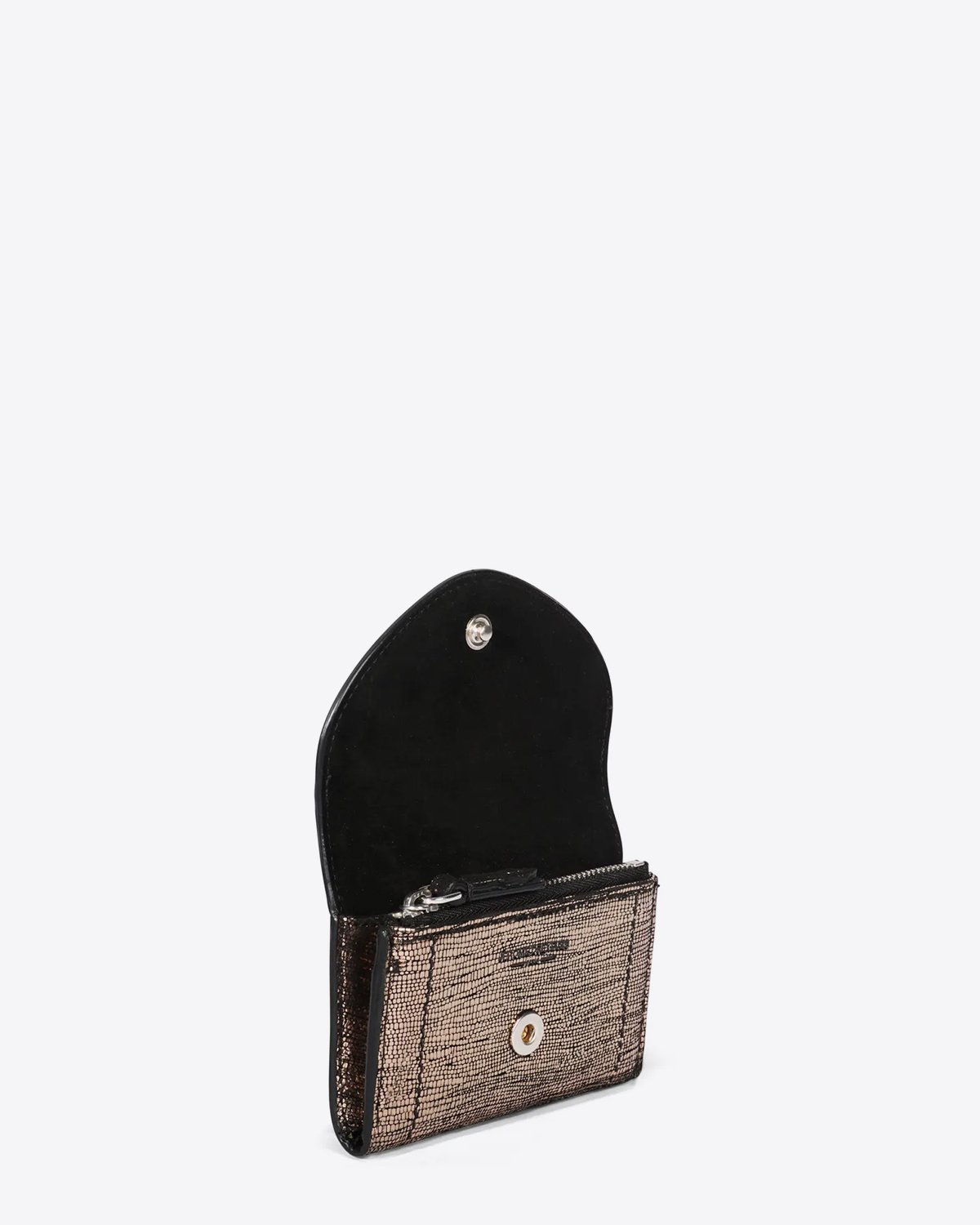 Jérôme Dreyfuss Accessoires Collection Helmut PM Goatskin - Lamé Champagne