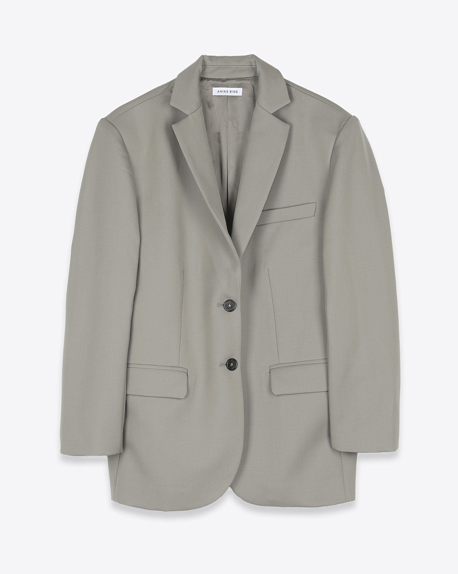 Anine Bing Quinn Blazer - Green Khaki 