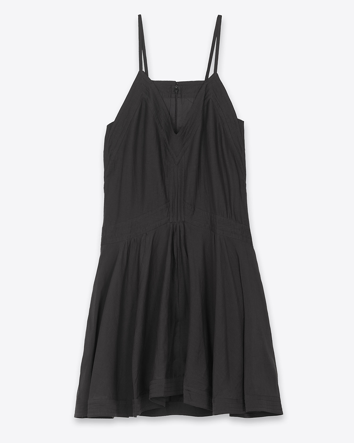 Robe Danielle Isabel Marant Etoile en coton noir. 