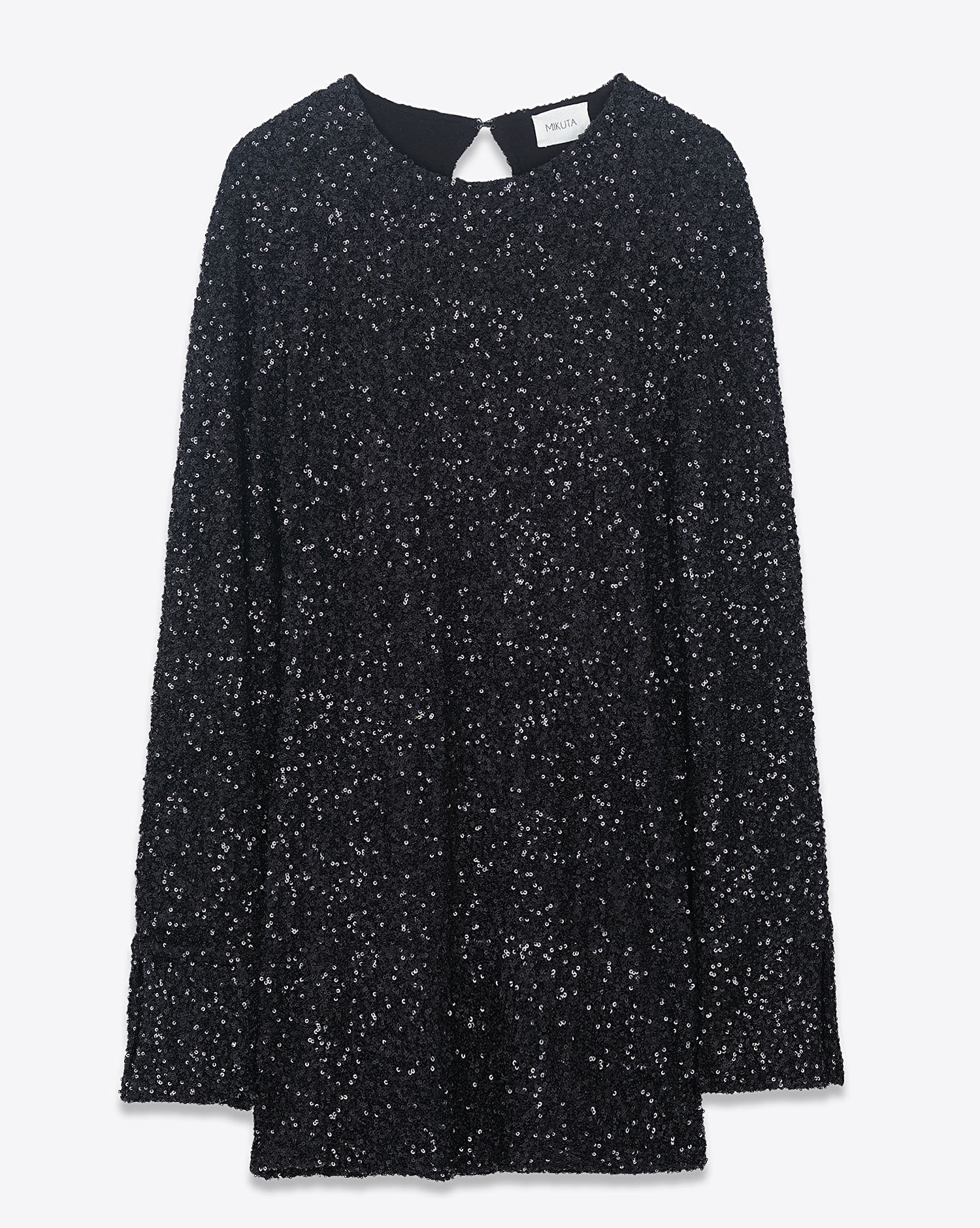 Mikuta Robe Sequin Noir