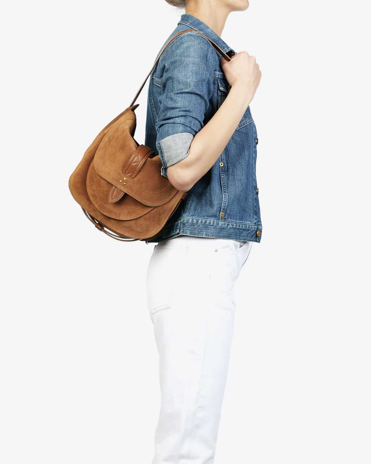 Sac Mario Jérôme Dreyfuss en cuir tabac 