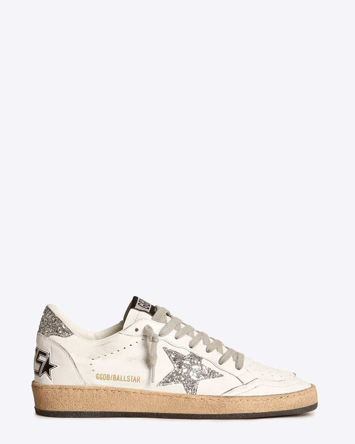 Golden Goose Femme Sneakers Ball Star White Silver 11325 