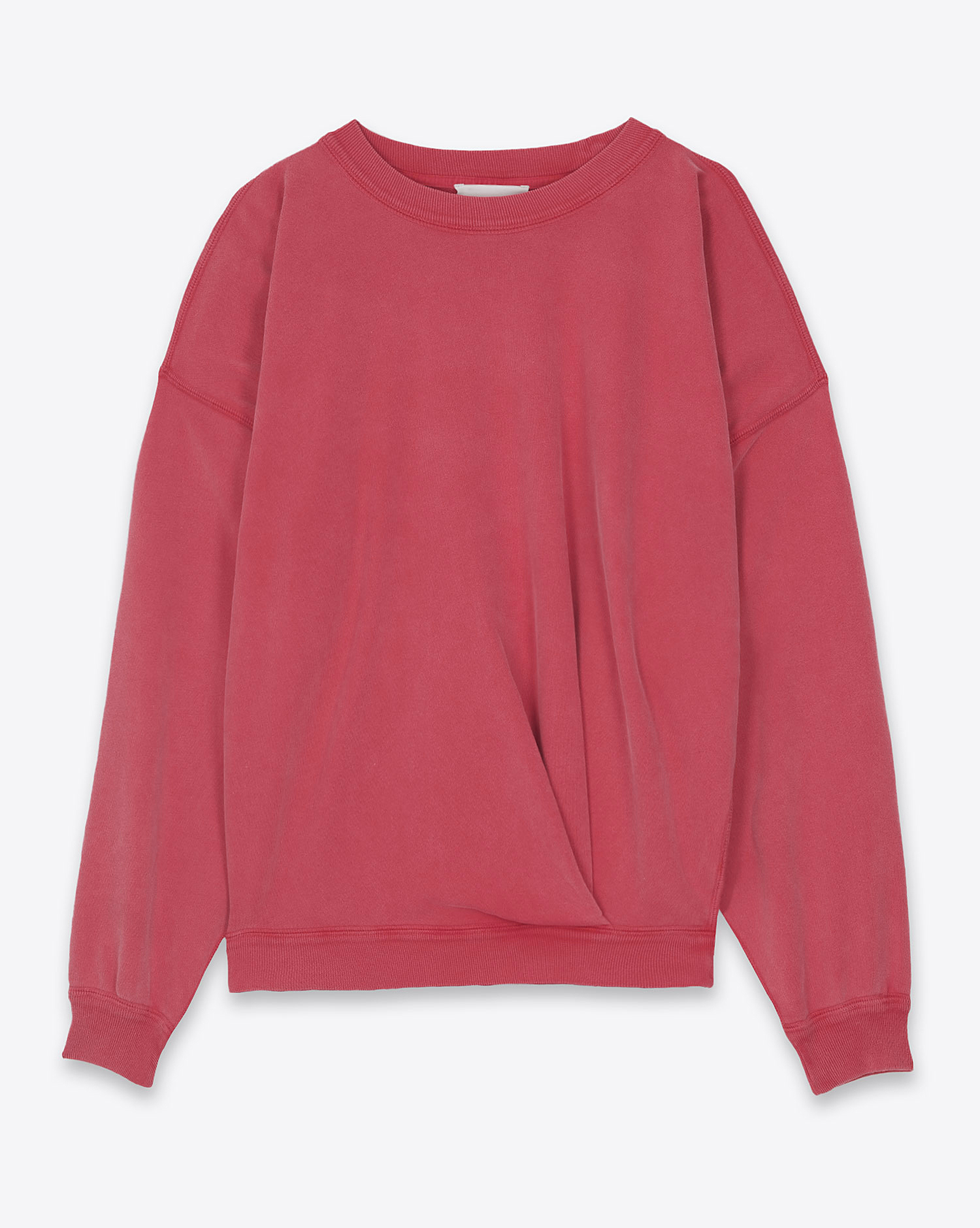Sweatshirt manches longues Sauria Isabel Marant Etoile en coton corail. 