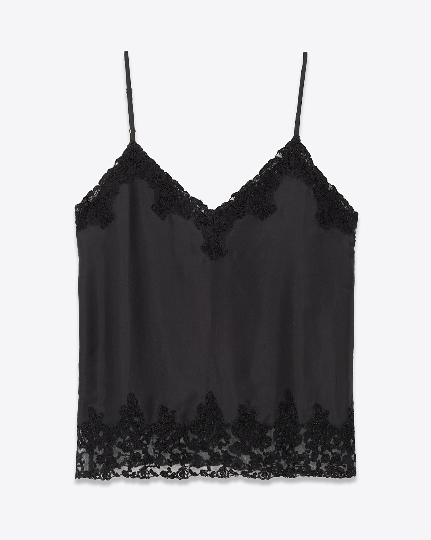 Top Legacy The Great en dentelle et soie noire 